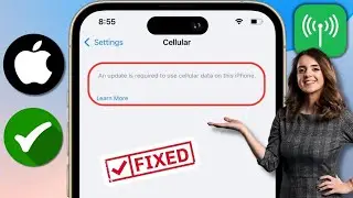 An update is required to use cellular data on this iPhone (FIXED) | iPhone cellular data not working