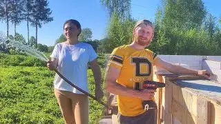 СТРОИТЕЛЬСТВО ДОМА ИЗ ГАЗОБЕТОНА ИДЕТ ПОЛНЫМ ХОДОМ!!!