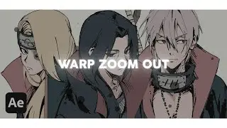 warp zoom out | after effects