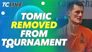 Bernard Tomic Removed From Tournament for Heckling | TC Live