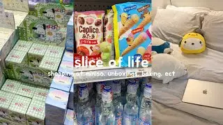 slice of life !! shopping at miniso, unboxings, baking, ect