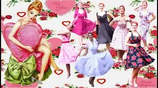 A Week of Valentine's Outfits in the 1950s | A Very Vintage Lookbook 2022 [CC]