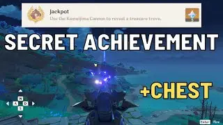 Secret Jackpot Achievement using the Kamuijima Cannon (+Chest) | Genshin Impact Secret Guide