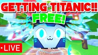 💰😱Opening 200+ MEGA LUCKY DICES 2!😮GETTING THE FREE RNG TITANIC LIVE! |🤑😮 Pet  simulator 99 live! 🔴