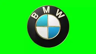 GREEN SCREEN BMW LOGO