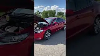 Mazda6 вибрация мотора 2.5 Skyactiv-G Turbo (231 л.с) #shorts