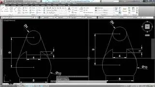 AutoCAD Tutorial: Draw line and circle Exercise #3