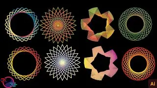 How to Make Duplicate & Space Objects Equally with Dot Effect in Adobe Illustrator