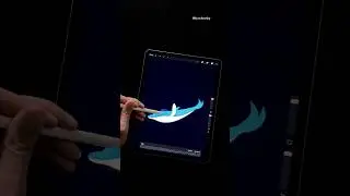New Dolphin Animation in Procreate 🐬🩵 