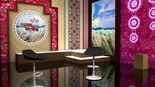 puja studio set design for musical program