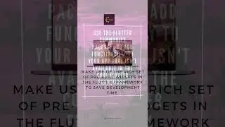 10 Tips For Flutter Developers