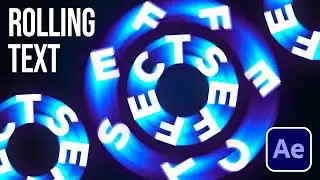 After Effects Text Animation || Rolling Effects || After Effects Tutorial