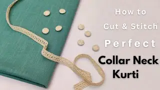 Information for Perfect Collar Neck Kurti Cutting and stitching/ Kurti Design