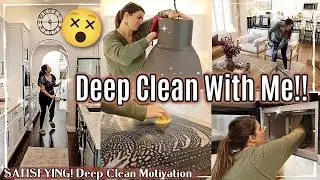 😵 Deep Cleaning the Most Neglected Areas of My House! | SATISFYING Deep Clean With Me 2024