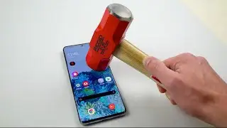 Samsung Galaxy S20+ Hammer & Knife Scratch Test