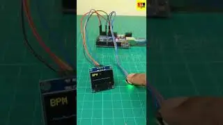 The heart pulse sensor with Arduino