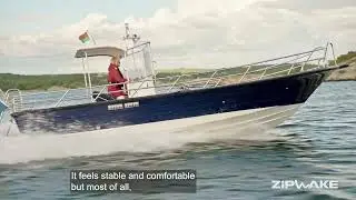 Zipwake – Eva upgrades from trim tabs to Zipwake