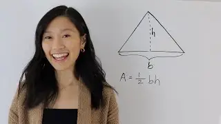 How to calculate the area of a triangle | Math with Janine