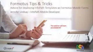Formotus Tips & Tricks : Qdabra Free Webinar
