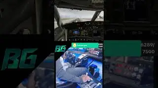 HEAVY RAIN made it hard to see when Landing in Montana #flightsimulator