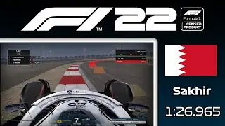 F1 22 Bahrain World Record & Setup (1:26.965)
