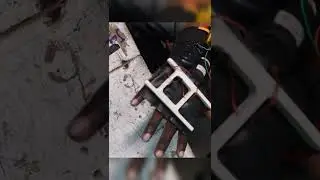 Hand glow change high voltage shocking device