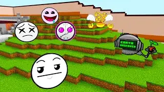Lobotomy Nextbots V3 Update | Geometry Dash Difficulty Faces | MCPE