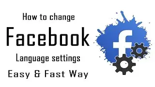 How to change Facebook language setting back to English