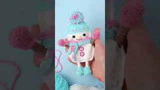 Снеговик тянучка крючком. Игрушки, которые становятся популярны ют 