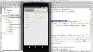 Android Options Menu (Overflow Menus)