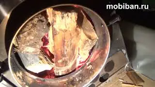 Тестирование печи Дюна-3 в Мобиба К6. На сушине. Темп. -2-4 С