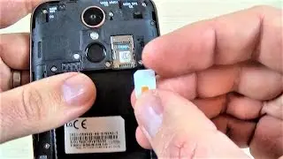 LG K10 (2017) - How to Insert SIM and Memory SD Card