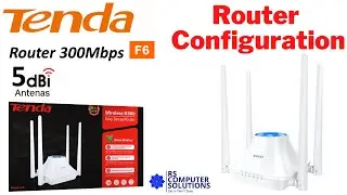 How to Configuration Tenda F6 Router | Product Unboxing 2022