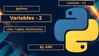 variables in python | Part 2 | compound data types | lists | tuples | dict || Programming Simplified