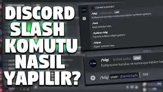 Discord Slash Komutu Nasıl Yapılır - Discord Bot Altyapı! - Discord Bot Yapma - Discord js