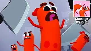 Sausage Wars.io - Битва СОСИСОК ИО обзор и прохождение смешной онлайн игры