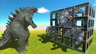 Godzilla 2014 VS All Kaiju Monster Rescue Orga - Animal Revolt Battle Simulator