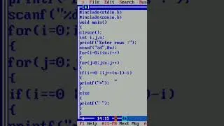 Print Number 7 in C Programming language// Turbo C/C++ @educationzoneplus457