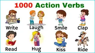 1000 Action Verbs | Common Action Verbs in English | Part 1 | English Vocabulary with Picture