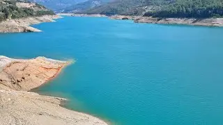 Дима, чай! Или покрепче? Дрон над пикником и водохранилищем Дим-Чай. Аланья, Турция 2023