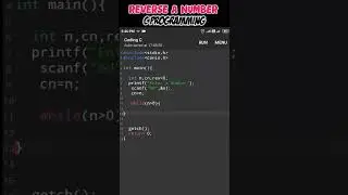 C Programming || Reverse Number Program In C 