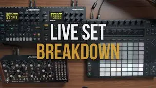 The PERFECT hybrid setup for live performances? | Ableton, Push 2, Digitone, Digitakt, Mother-32