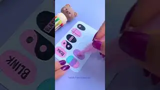 DIY BTS & BLACKPINK nail / handmade paper nails 