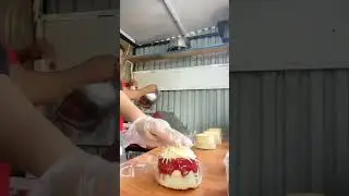 PUNCAKE KEJU STROBERI #short#viral #tutorial #tutorialmembuatbakso