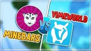 VIMEWORLD VS MINEBARS! ЛУЧШИЙ СКАЙ ВАРС НА ЭТИХ СЕРВЕРАХ!