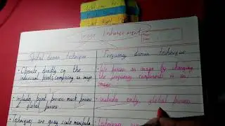Spatial domain and frequency domain
