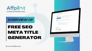 Free SEO Meta Title Generator | Affpilot | AI Article Writing Tool