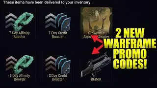 2 New Warframe Duviri Promo Codes! 10 Day Affinity Credit Booster!