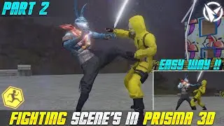 How To Make Fighting Animation In Prisma 3D | Make Fighting Scene's In Prisma 3D Easily 💯 | Part 2