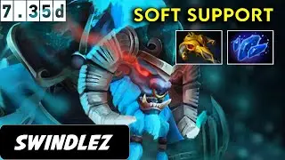 Swindlez Spirit Breaker Soft Support - Dota 2 Patch 7.35d Pro Pub Gameplay